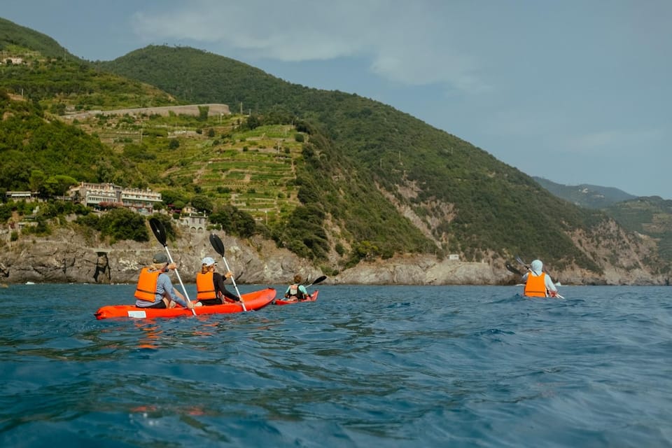 From Monterosso to Vernazza: Guided Cinque Terre Kayak Tour - Your guide makes the difference: stories, marine life, and real local flavor