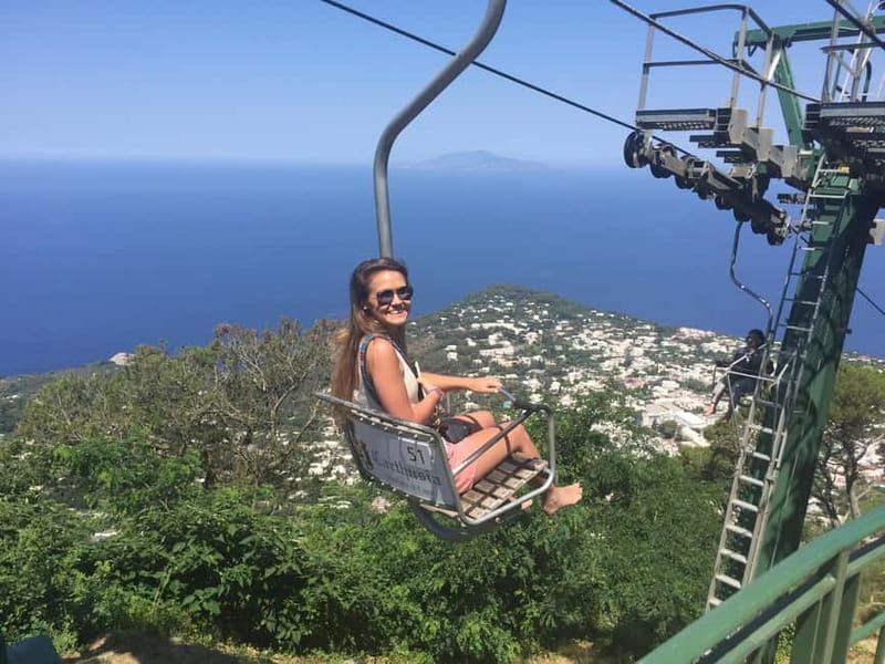 From Naples: Explore Capri with Chairlift Experience - First Steps: Naples Port to Capri Fast Ferry Arrival