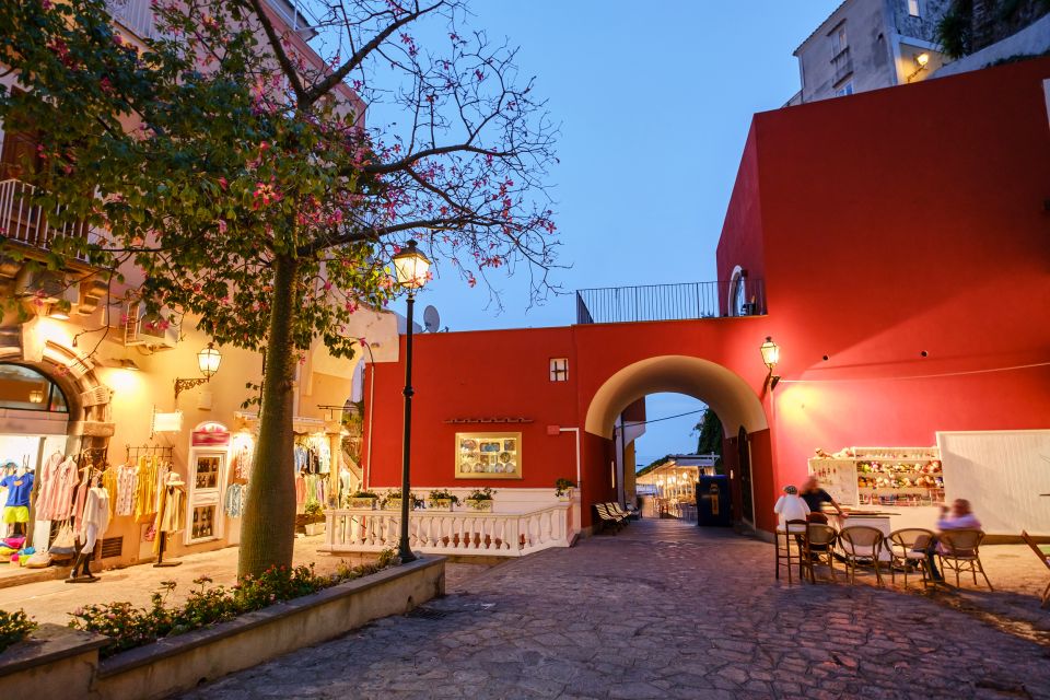From Naples: Ferry to Sorrento and Capri - Capri Stop: Piazzetta, Gardens of Augustus, Faraglioni, and the Blue Grotto Choice