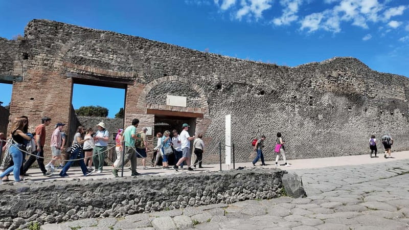 From Naples: Guided tour of Pompeii skip-the-line and round-trip train - Inside Pompeii With a Live Guide: Streets, Baths, Frescoes