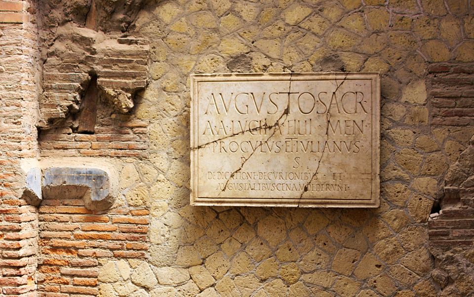 From Naples: Herculaneum Skip-the-Line Guided Tour - The walking route: Houses, baths, and the Forum areas