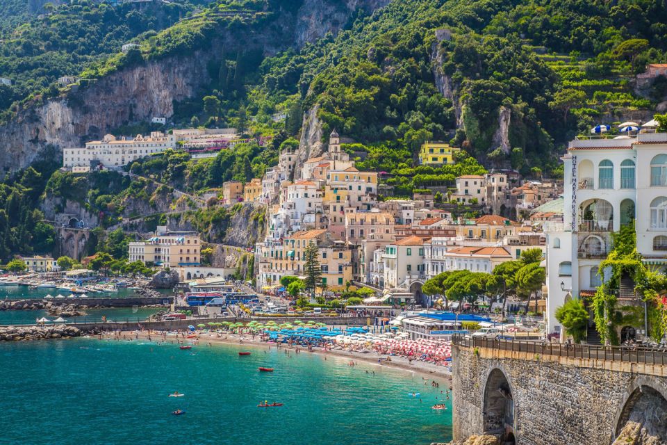 From Naples: Pompeii & Amalfi Coast Full-Day Trip with Lunch - Pompeii skip-the-line: what your 2-hour guided walk covers