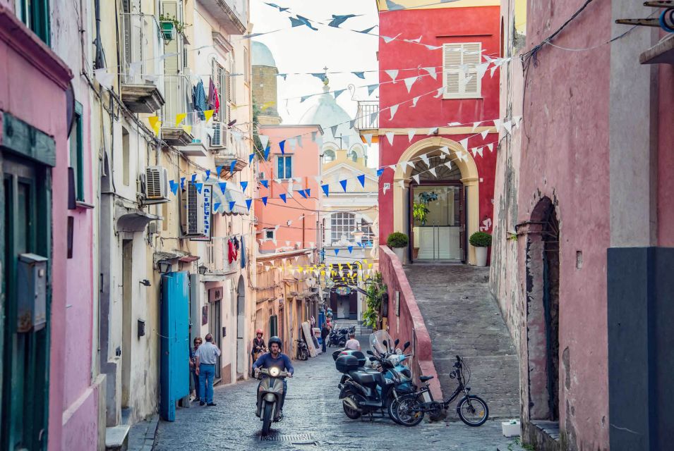 From Naples: Procida Island Day Trip with Lunch - Lunch on Procida: 3 courses, wine or soft drink, and real timing questions