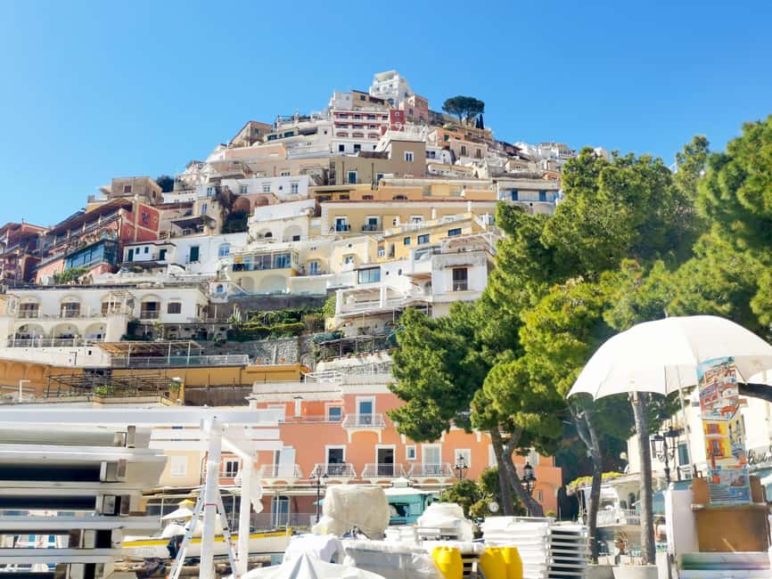 From Naples/Salerno: Group Tour to Positano, Amalfi, Ravello - Entering The Amalfi Coast Via Positano’s Cliffside Views