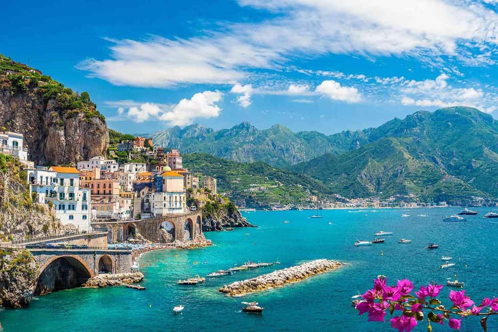 From Naples-Tour with small groups to the Amalfi Coast - The drive experience: small-group comfort on narrow coastal roads