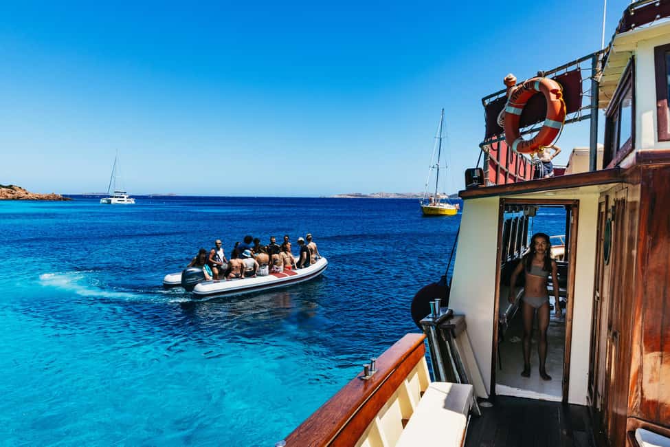 From Palau/La Maddal: Boat Tour of La Maddalena Archipelago - Budelli and the pink-sand moment: what you see and what you skip