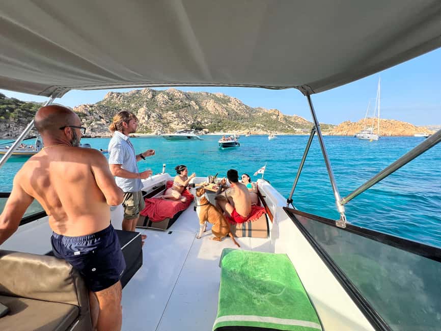 From Palau/La Maddalena: All inclusive Yacht Tour - Santa Maria Island: beach time, sun, and a break from constant motion