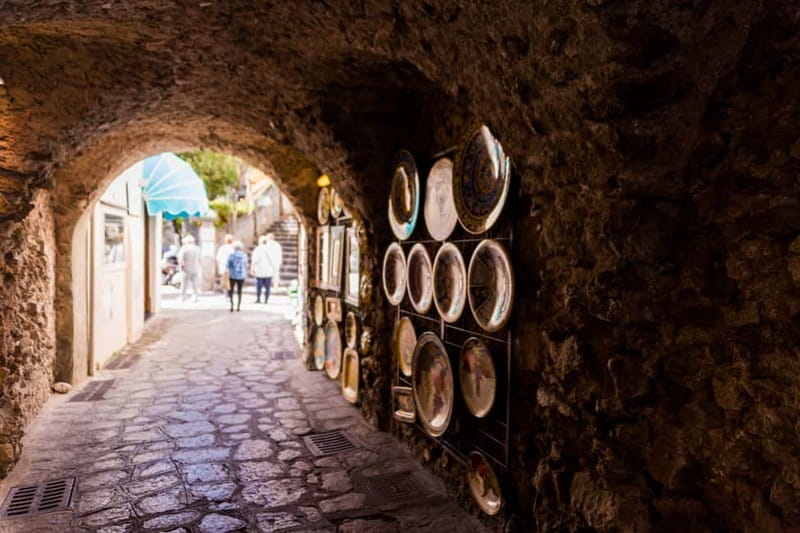 From Pompeii/Vico Equense: Amalfi, Positano, & Ravello Tour - Baths of Queen Giovanna and Punta Campanella: the cruise stops that feel like pauses
