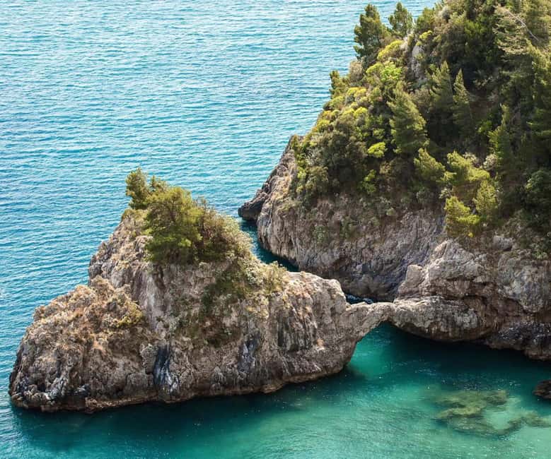 From Positano: Amalfi Coast Boat Tour with Swimming Stop - Conca dei Marini and the natural arch: views that feel cinematic