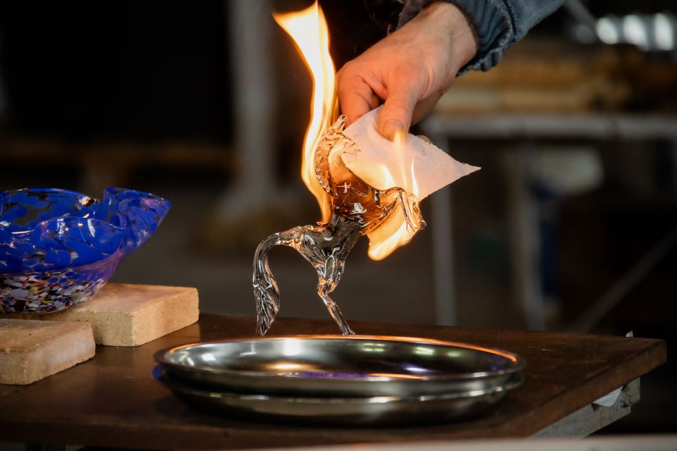 From Punta Sabbioni: Murano and Burano Islands Boat Tour - Murano: the glass factory visit and furnace demonstration (and how to use your hour well)
