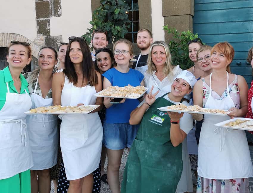 From Rome: Pasta Masterclass & Wine Tour in the Vineyard - Ravioli, fettuccine, maltagliati: what you actually take home
