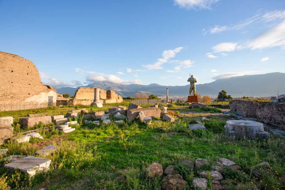 From Rome: Sorrento & Pompeii Day Tour with Hotel Pickup - Pompeii Skip-the-Line: Guided 1.5 Hours or Audioguide at Your Pace