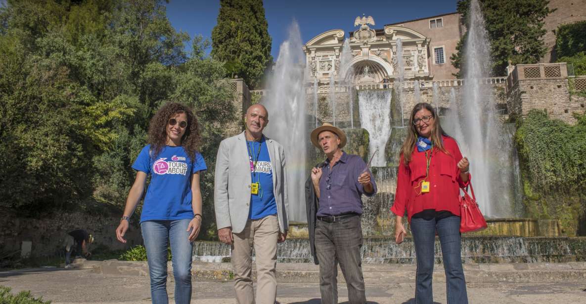 From Rome: Villa d'Este and Hadrian's Villa Tour with Lunch - Meeting at Castro Pretorio and the bus ride out
