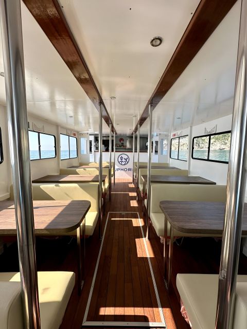 From Salerno: Cruise with Amalfi Stop and Light Lunch - Prosecco aperitif and appetizers onboard: a real break from tourism mode