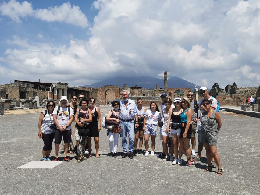 From Salerno: Pompeii Guided Walking Tour - Headsets, group size, and keeping your spot on uneven ground