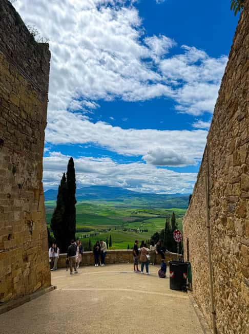 From Siena: Tuscany Hills Wine Tour - Pienza on your own: good time for photos, lunch, and shopping
