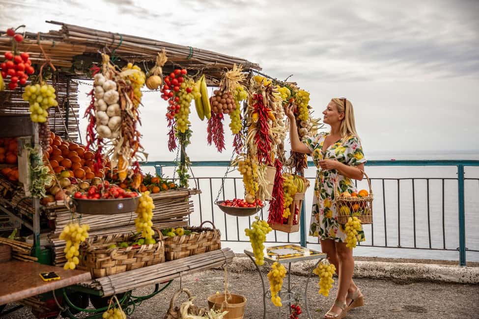 From Sorrento: Amalfi Coast Full-Day Tour - Positano for 2 Hours: Shops, Beach Views, and a Real Stroll