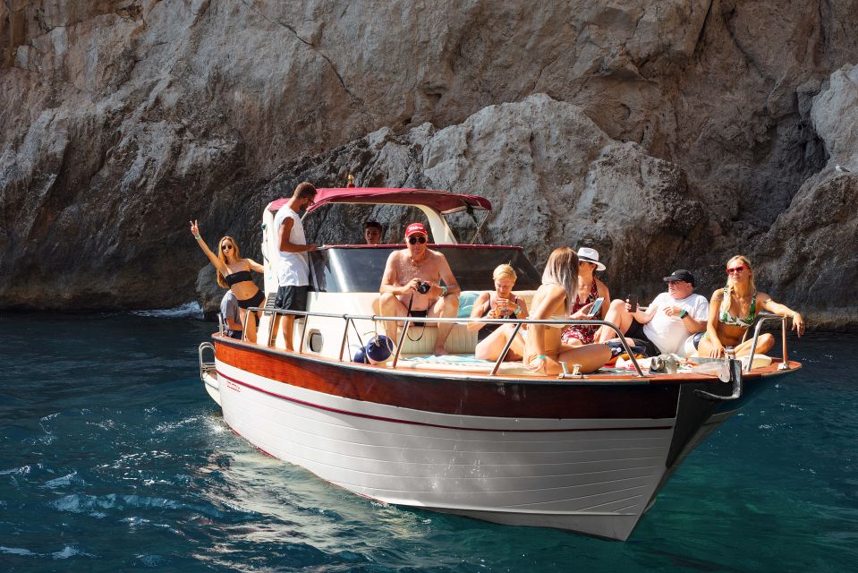 From Sorrento: Capri Island Boat Day Trip With Transfer - Passing the grottos: you’ll see the mouths, not the inside