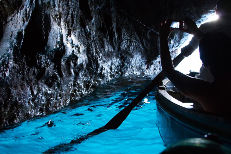 From Sorrento: Full-Day Trip to Capri and Blue Grotto - Grotta Azzurra (Blue Grotto): the sunlight effect—and why conditions matter
