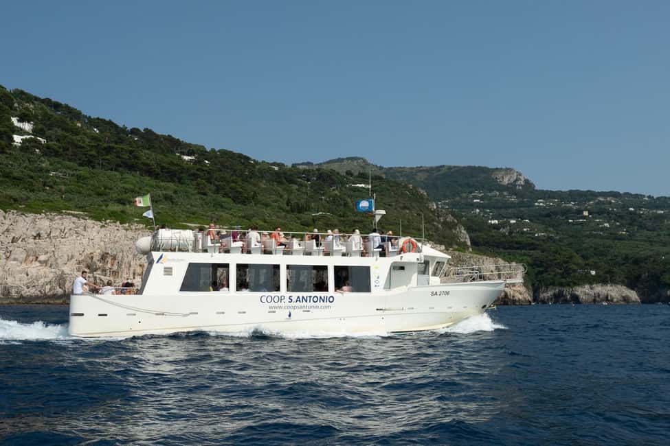 From Sorrento/Nerano: Capri Island Cruise with Guide Onboard - Getting from Sorrento to Nerano: how the day is staged