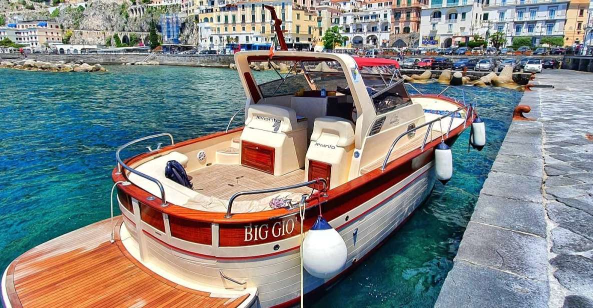 From Sorrento: Positano and Amalfi Boat Trip with Transfer - Amalfi on land: 1.5 hours to wander at your own pace