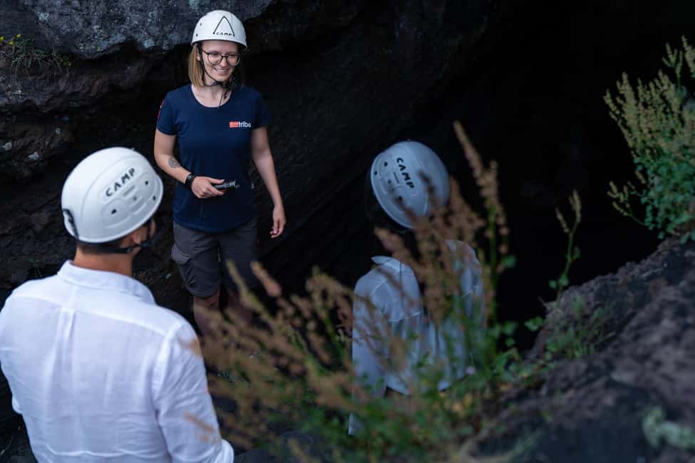 From Taormina: Etna Tour with Hiking, Cave Visit, & Tastings - Rifugio Sapienza Craters Hike: Seeing Etna’s Story Up Close
