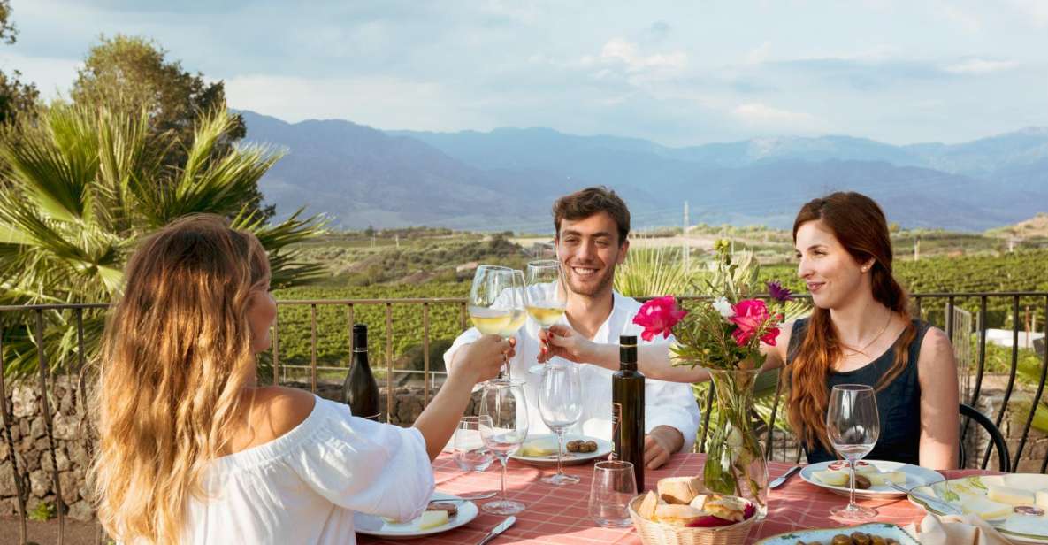 From Taormina: Mount Etna Food and Wine Tasting Tour - Volcanic Etna flavors start with pickup and a real village drive