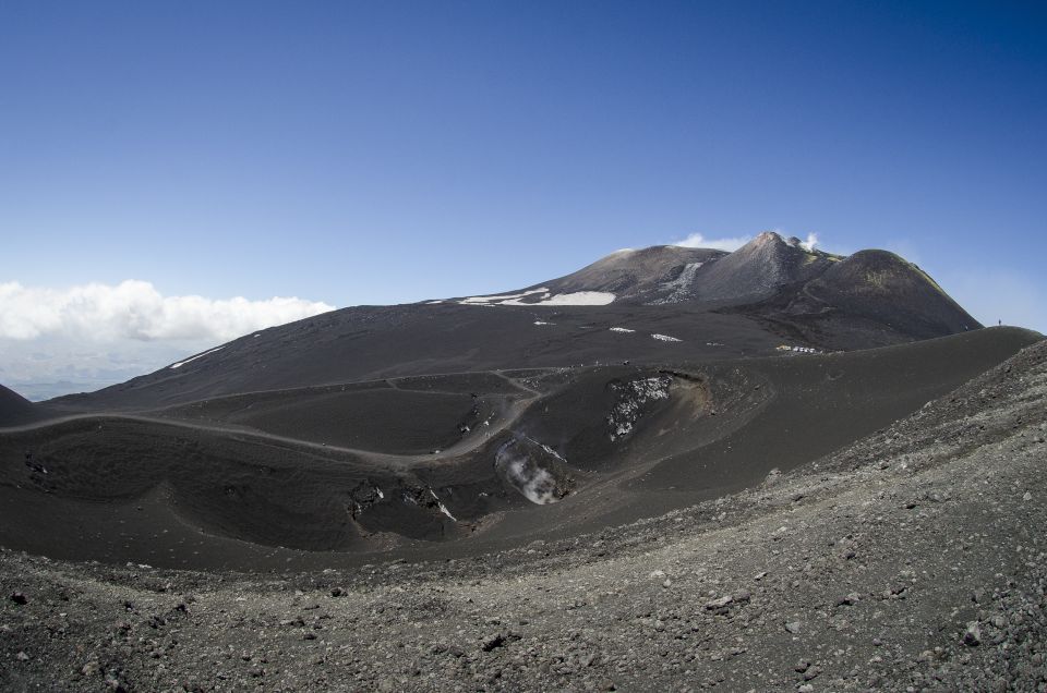 From Taormina: Mount Etna upper craters and Alcantara Gorges - Cable car and jeep to the main crater zones