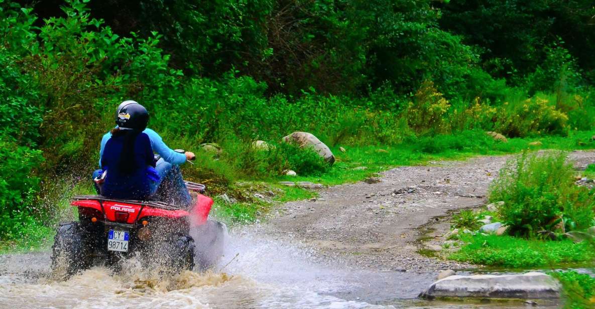 From Taormina: Off-Road ATV Tour Alcantara & Mount Etna - Alcantara Gorges Riding: From Gole dell’Alcantara to Castiglione di Sicilia