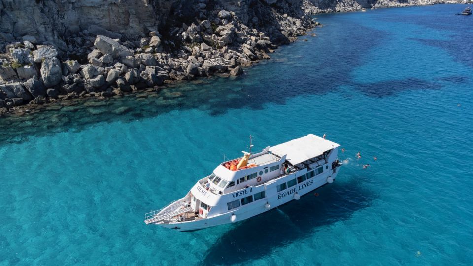 From Trapani: Day Cruise to Favignana & Levanzo with Lunch - Swimming stop: the fun part, plus the real-world logistics