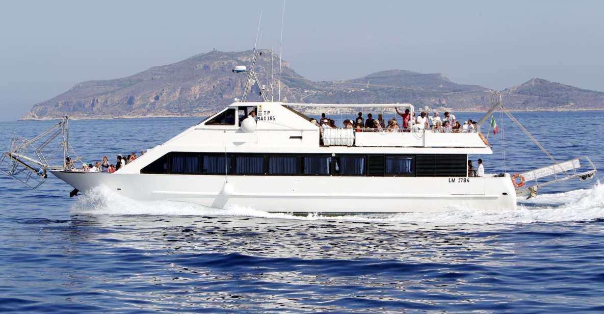 From Trapani: Favignana and Levanzo Boat Trip with Stops - Cruising Favignana’s coves: Cala Azzurra, Bue Marino, and Cala Rossa