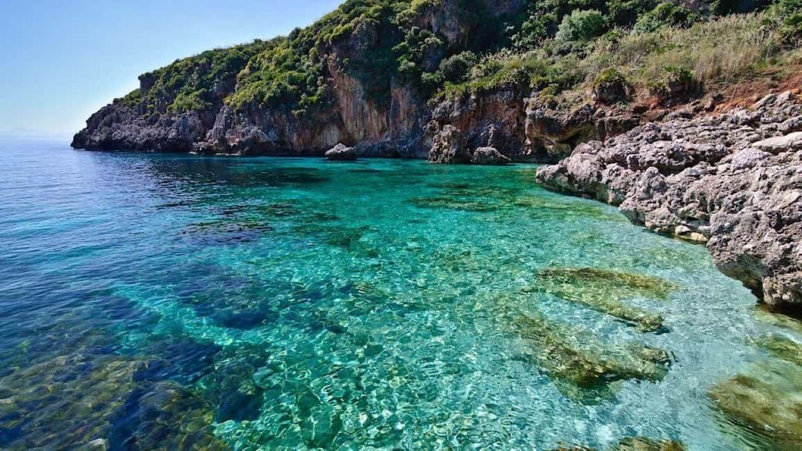 From Trapani: Tour of San Vito lo Capo, Zingaro Nature Reserve, and Scopello - Scopello Faraglioni: the payoff swim and the aperitif moment