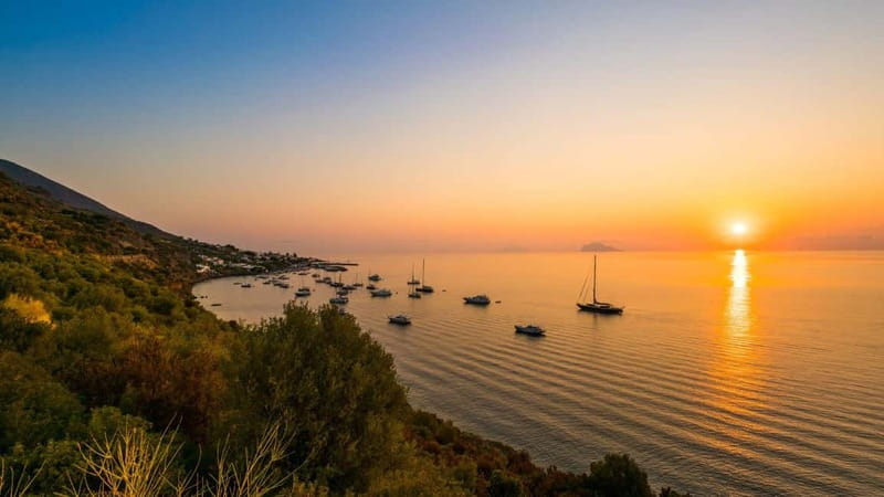 From Tropea: Panarea Island and Stromboli Volcano by Night - Panarea swimming and town time: what you can do before the prehistoric stop