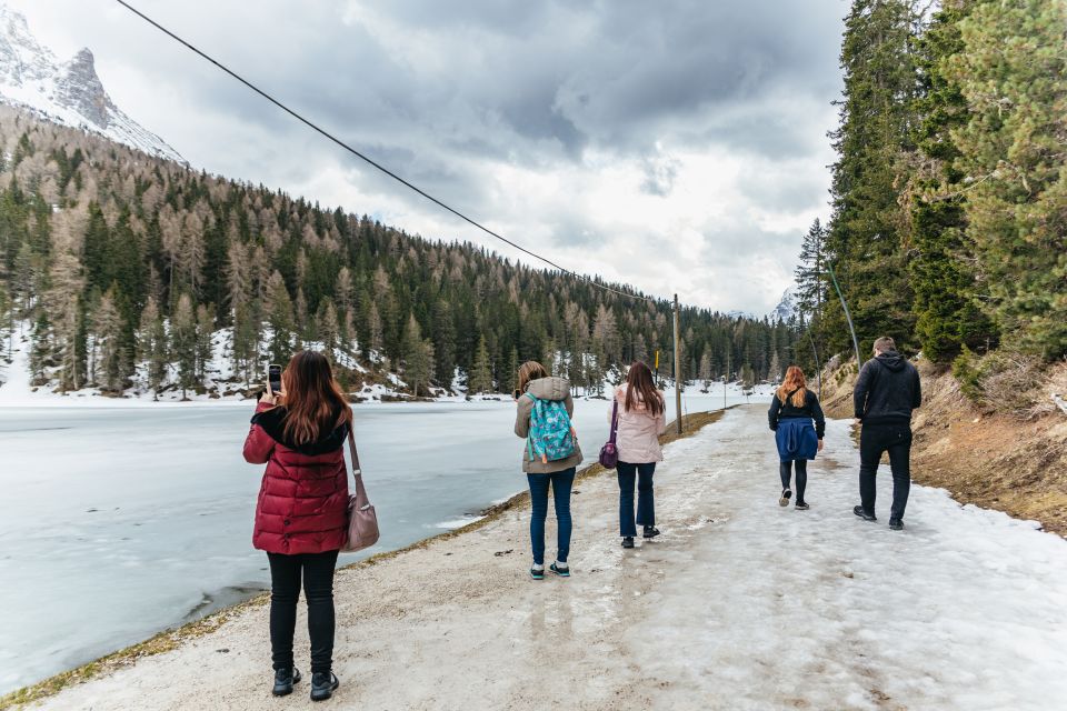 From Venice: Cortina and Dolomites Mountains Day Trip - Lake Misurina: your biggest walking block (and where Tre Cime shows up)