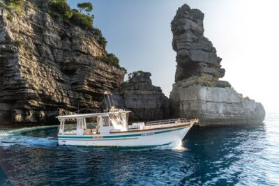 Full Day Capri Island Cruise from Praiano, Positano or Amalfi - On-board comfort: snacks, Prosecco, and swim masks