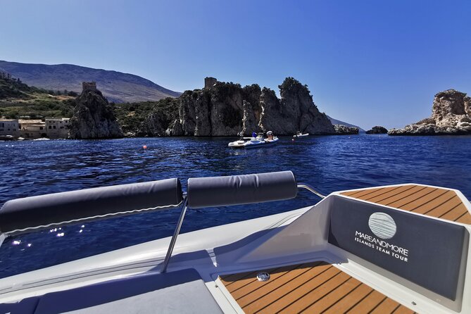 Full Day Private Boat Tour San Vito Lo Capo - Castellammare - The RIB-style coast-hopping to Cala Tonnarella dell’Uzzo and its Cave of Lovers