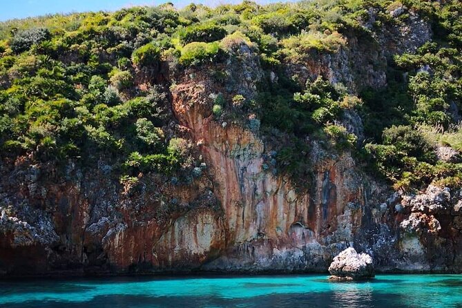Full Day Private Boat Tour San Vito Lo Capo - Castellammare - Cala Bianca and Cala Rossa: the last two swims that make the day feel complete