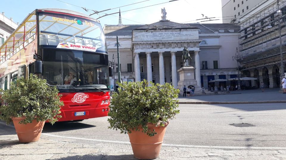 Genoa: Hop-on Hop-off Tour Ticket - Audio Commentary, Headphones, and the Free Walking Tour Add-On