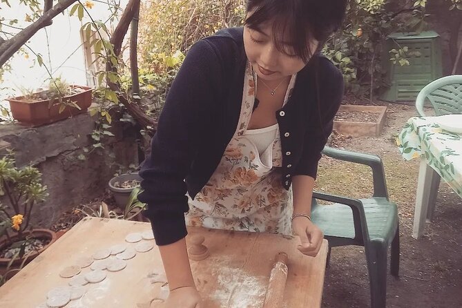 Genoese cooking lesson in the with lunch in the terrace - A Genoese Pasta and Pesto Lesson in a Palace Courtyard