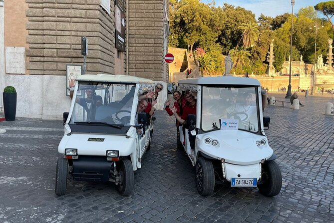 German Golfcart Tour - Piazza Venezia and the Vittorio Emanuele monument: Rome’s power center