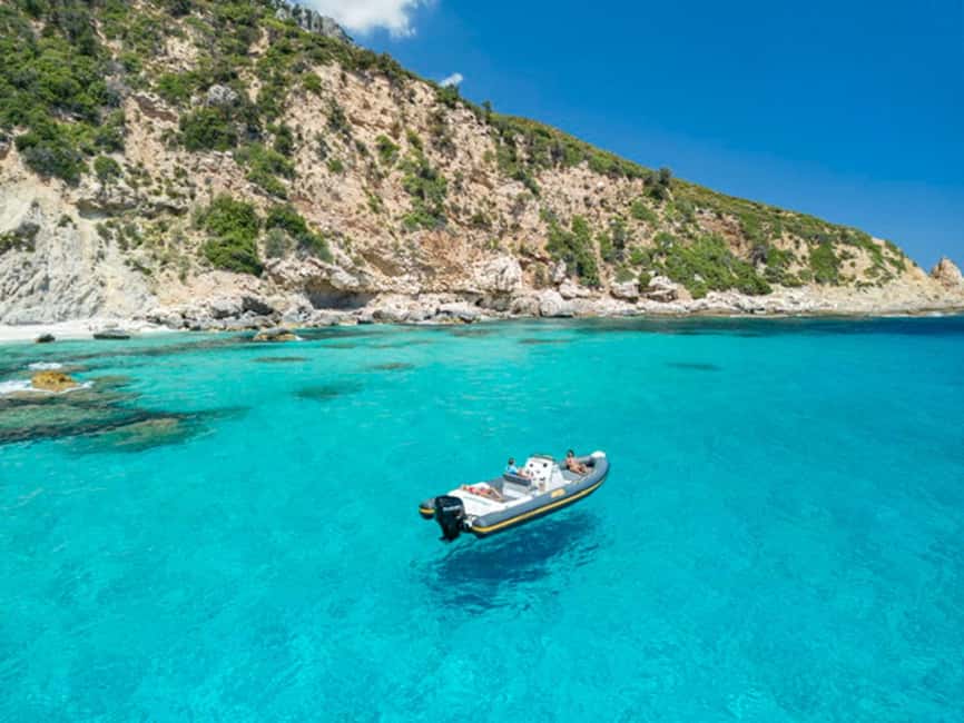 Guided cruise to Cala Goloritzè, Cala Mariolu, Cala Gabbiani, and Biriala - A speedboat day that feels like a beach hopping plan