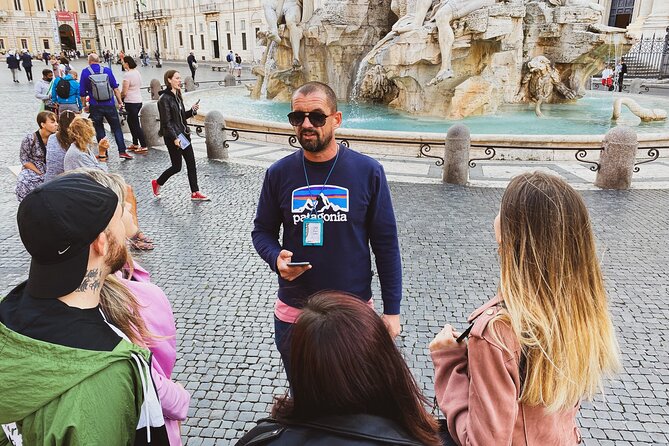 Guided Walking Tour of Rome: Top Sights & Baroque Treasures - Chiesa di Sant’Ignazio di Loyola: Frescos, Quick Inside Time, and an Artist Rivalry