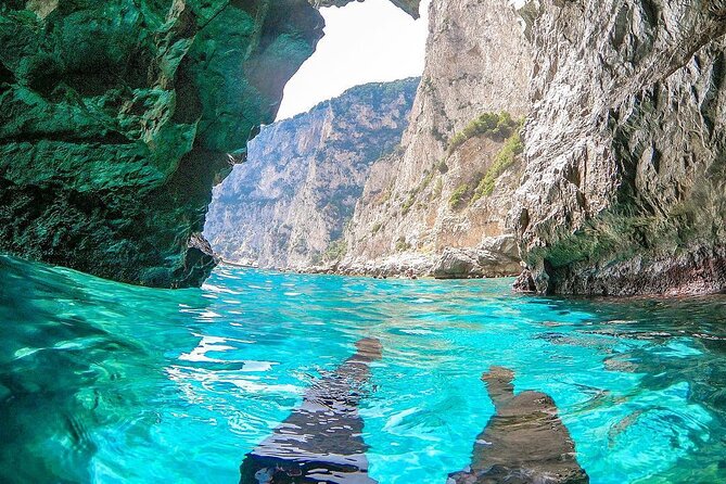 Half Day Private Boat Tour of Capri - Sailors’ Cave in Marina Piccola: your first swim, your first taste