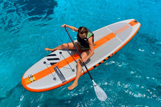 Heraklion: Dia Island Catamaran Cruise with Water Toys - The Lagoon 450 catamaran setup: comfort first, then fun