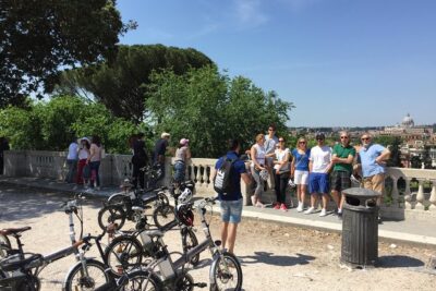 Hidden Rome: Small Group E-Bike Tour with Street Food Stops - Getting rolling from 22 Via Antonio Rosmini