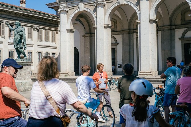 Highlights and hidden gems of Milan Bike Tour - Teatro alla Scala: the outside look that actually teaches you something