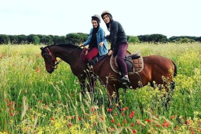 Horse Sanctuary & Trail Ride in Ostia Antica - The café meeting point and the gelato welcome