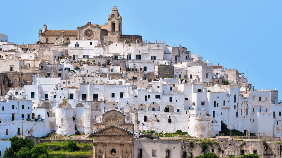 Itria Valley: Polignano, Ostuni, and Locorotondo, from Bari - Ostuni’s white streets: cathedral views and the Piazza della Libertà payoff