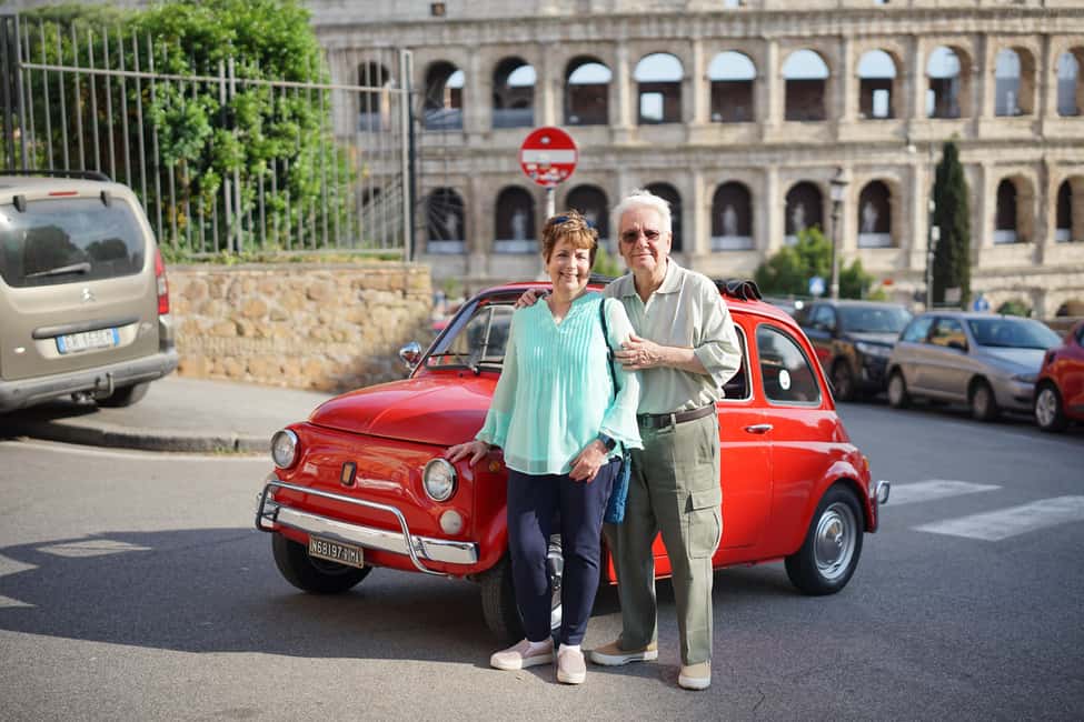 La Dolce Vita: Cruising Rome in a Classic Fiat 500 - Gianicolo Hill Viewpoint: When Rome Spreads Out Under You