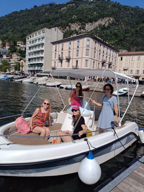 Lake Como: 3-Hour Boat Rental - What’s on the boat: sun time, photo time, swim time